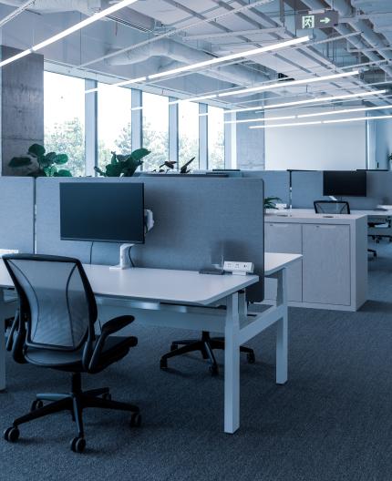Tema Empresas: sala em open space